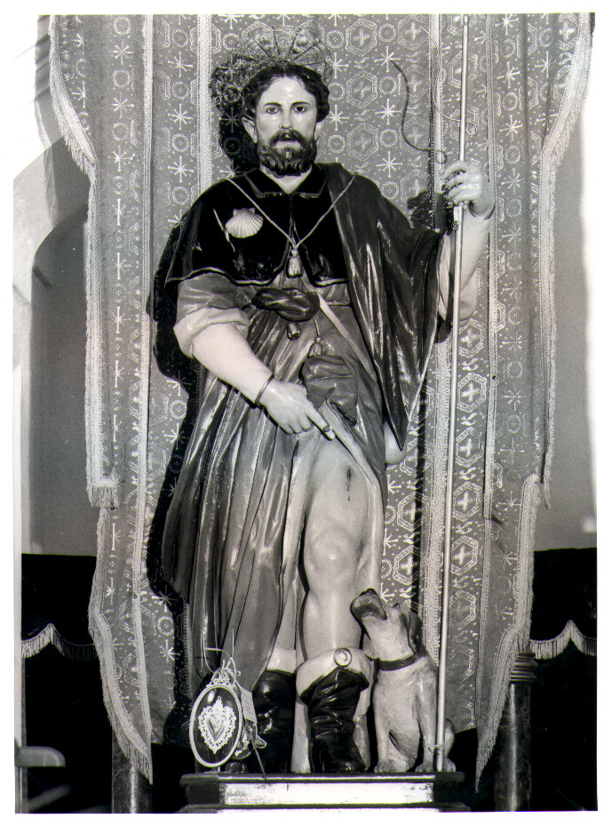 San Rocco (statua) - bottega napoletana (sec. XVIII)