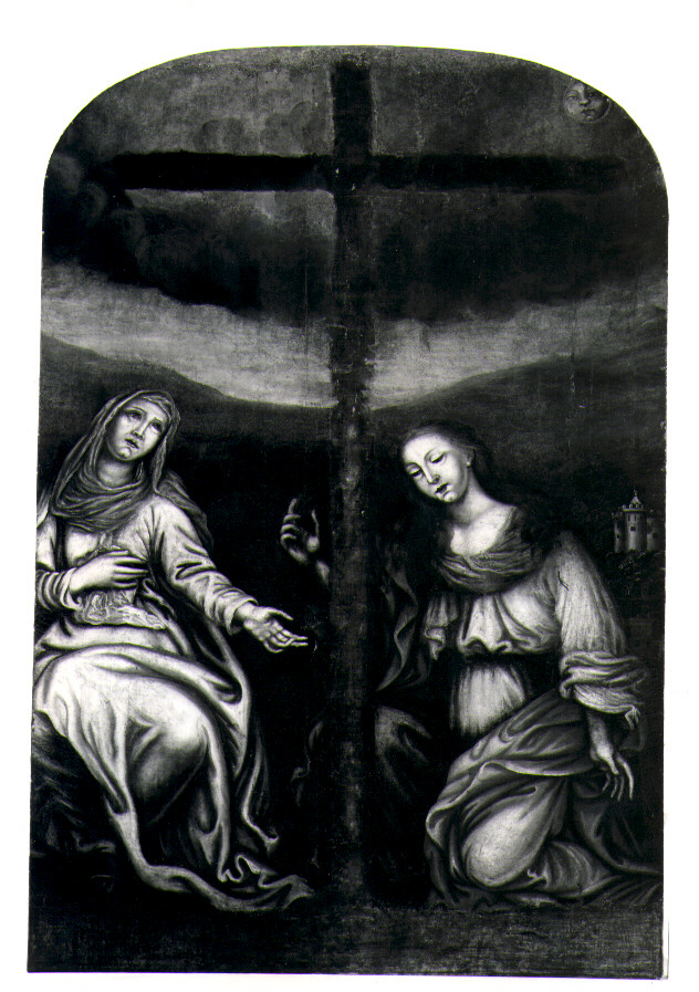 Madonna e Maria Maddalena (dipinto) - ambito Italia meridionale (fine/inizio secc. XVIII/ XIX)