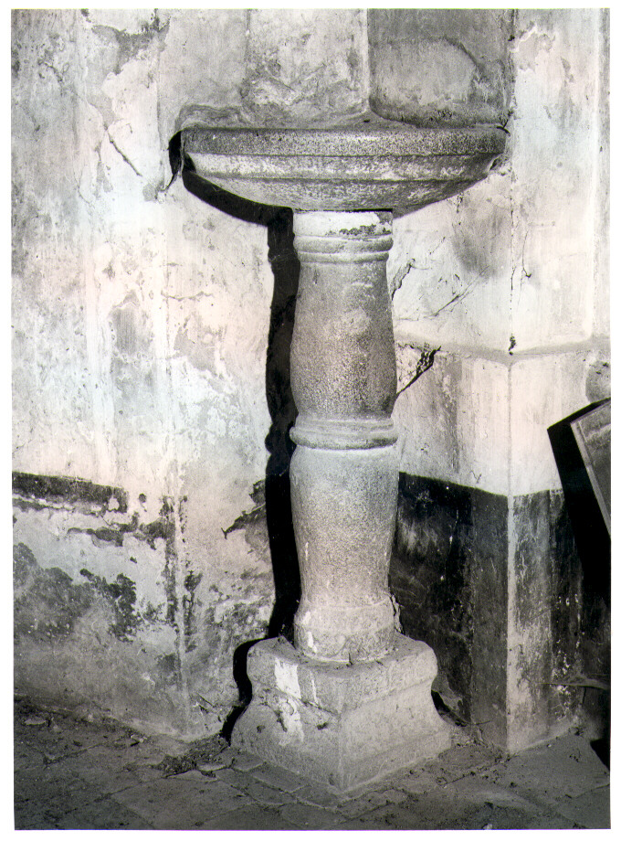 acquasantiera - bottega Italia meridionale (sec. XVIII)