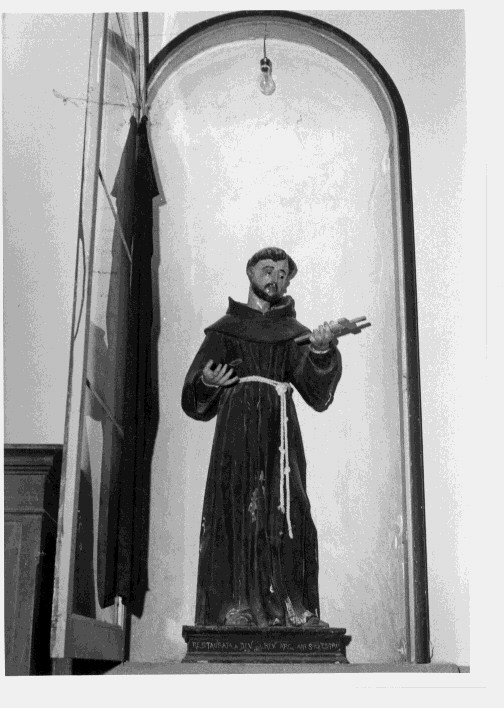 San Francesco d'Assisi (statua) - bottega Italia meridionale (sec. XIX)