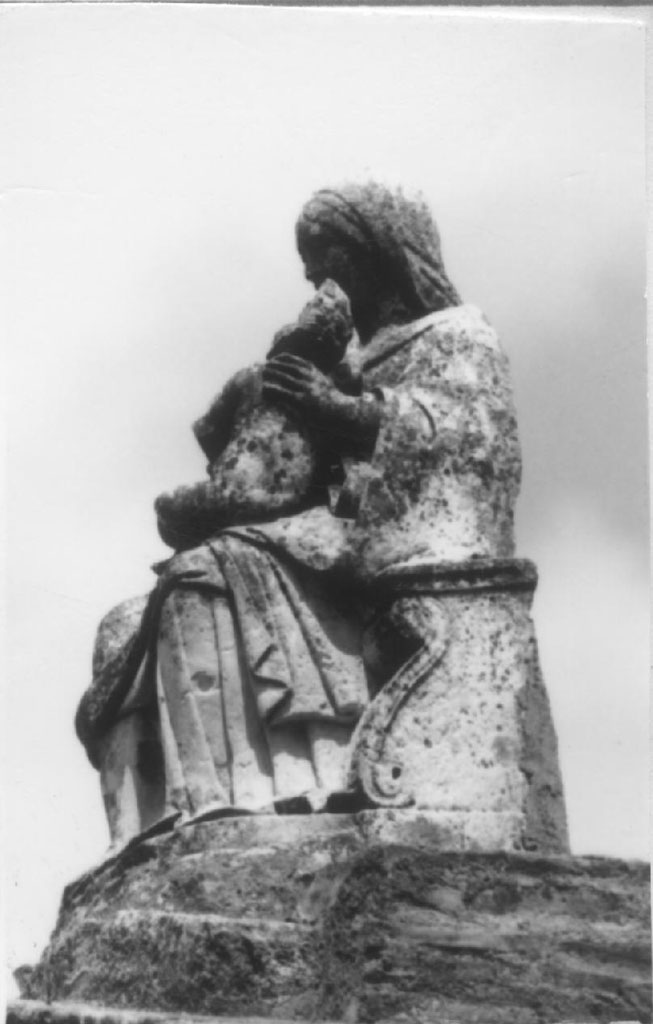 Madonna con Bambino (scultura) - bottega lucana (fine/inizio secc. XVIII/ XIX)