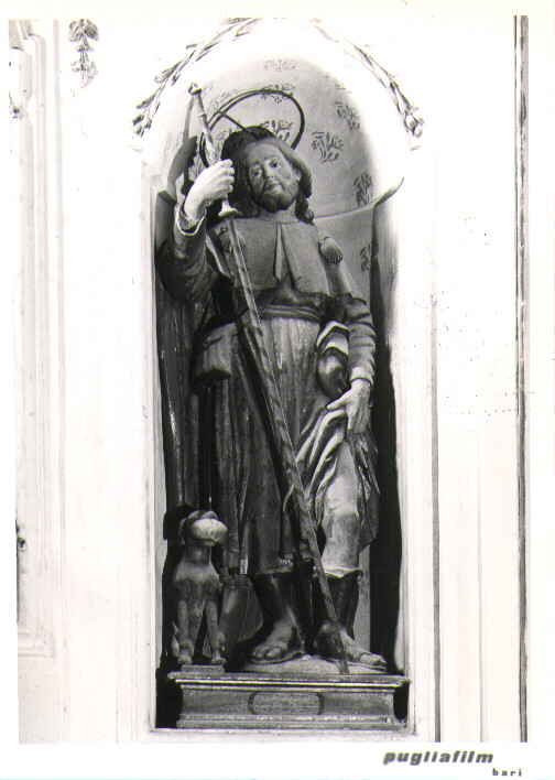 San Rocco (statua) di Antolini Francesco Paolo (sec. XVIII)
