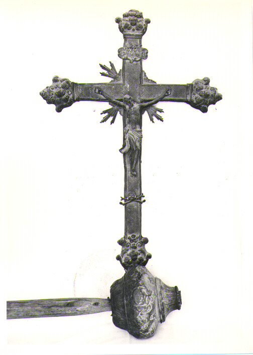 croce processionale - bottega napoletana (sec. XVIII)