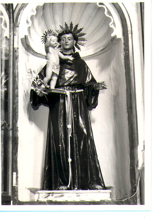 Sant'Antonio da Padova (statua) - bottega leccese (seconda metà sec. XIX)