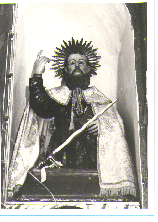 Sant'Elia profeta (reliquiario - a busto) - bottega lucana (prima metà sec. XIX)