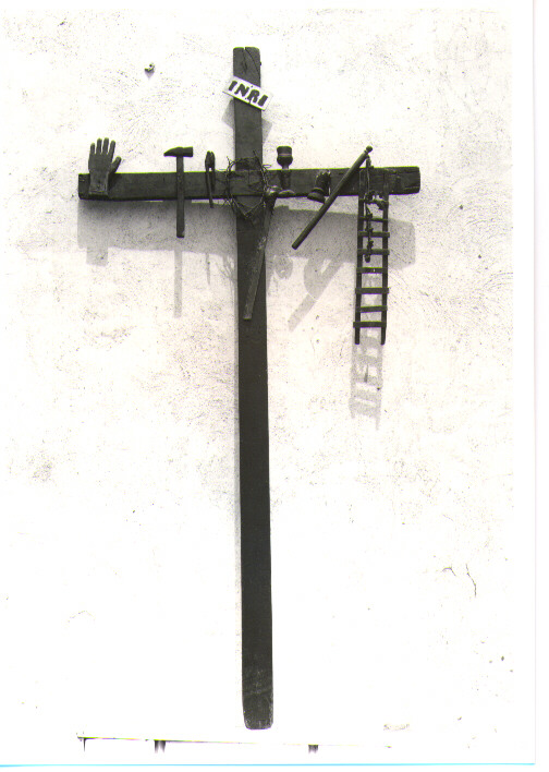 croce processionale - bottega lucana (sec. XIX)
