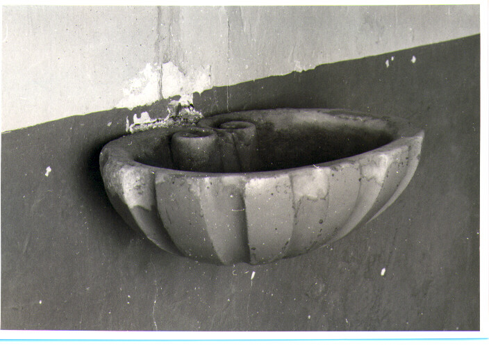 acquasantiera - bottega Italia meridionale (seconda metà sec. XVIII)