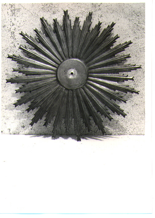 aureola di statua - bottega napoletana (metà sec. XIX)