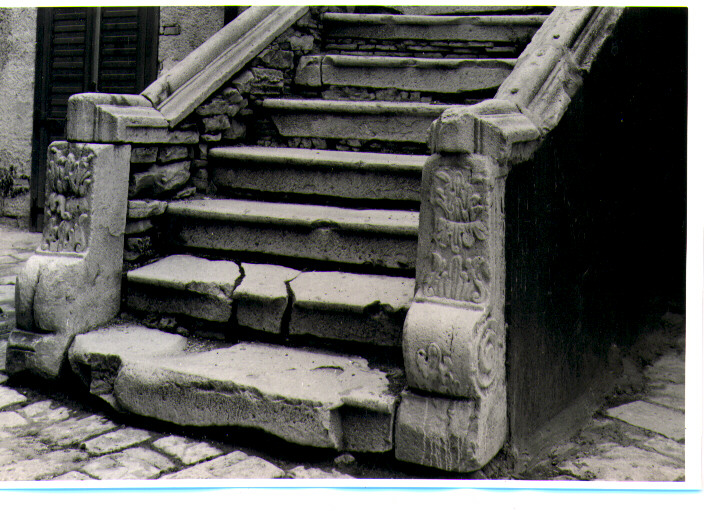 mensola, coppia - bottega lucana (fine/inizio secc. XVIII/ XIX)