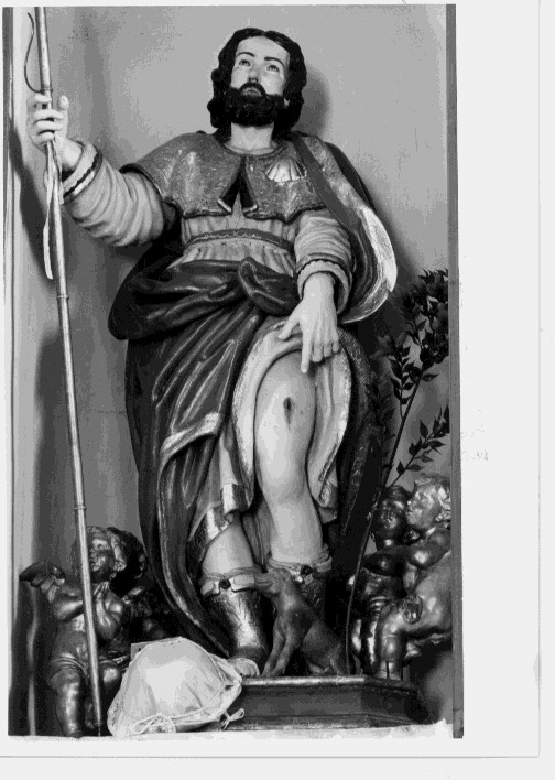 San Rocco (statua) - bottega Italia meridionale (sec. XIX)