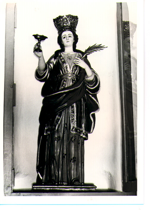 Santa Lucia (scultura) - bottega lucana (fine sec. XIX)