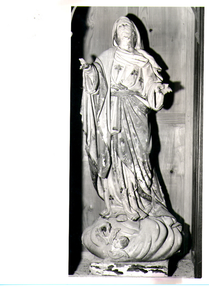 Assunzione della Madonna (scultura) di Bruno Carmelo (prima metà sec. XX)