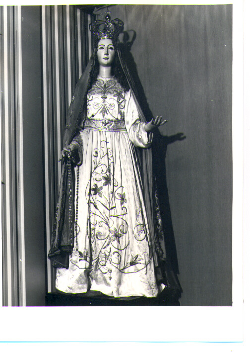 Madonna del Rosario (manichino) - ambito Italia meridionale (fine sec. XVIII)