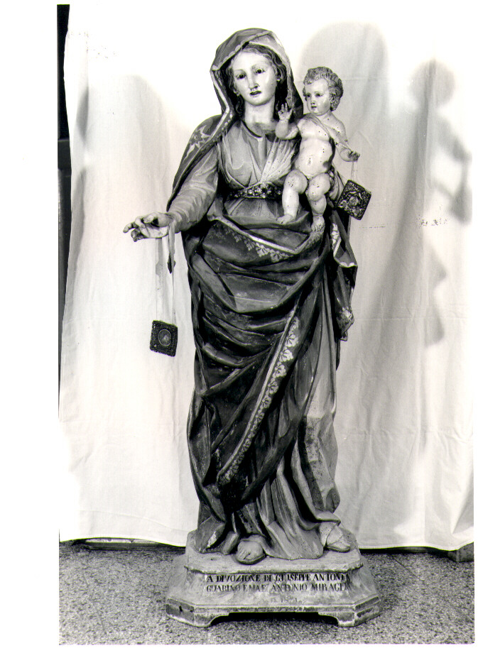 Madonna del Carmelo (scultura) - ambito lucano (sec. XIX)