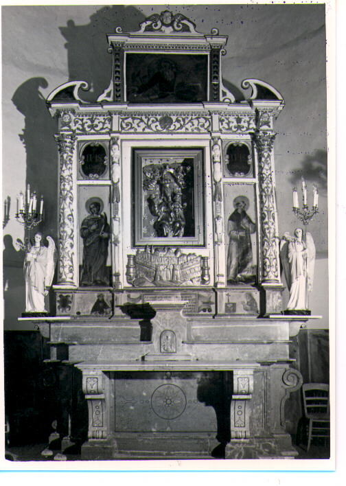 altare maggiore - ambito lucano (sec. XVIII)