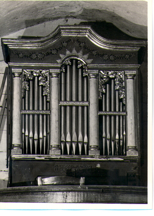 cassa d'organo - bottega Italia meridionale (sec. XIX)