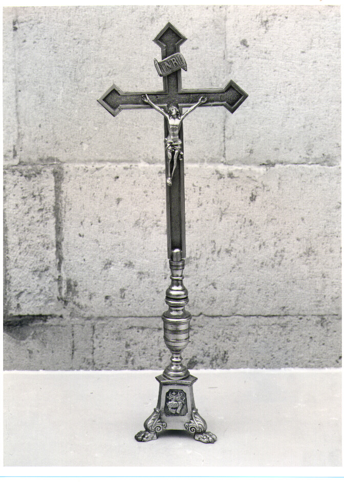 croce d'altare - bottega lucana (prima metà sec. XIX)