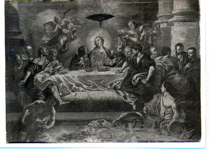 ultima cena (dipinto) di De Mura Francesco (bottega) (sec. XVIII)