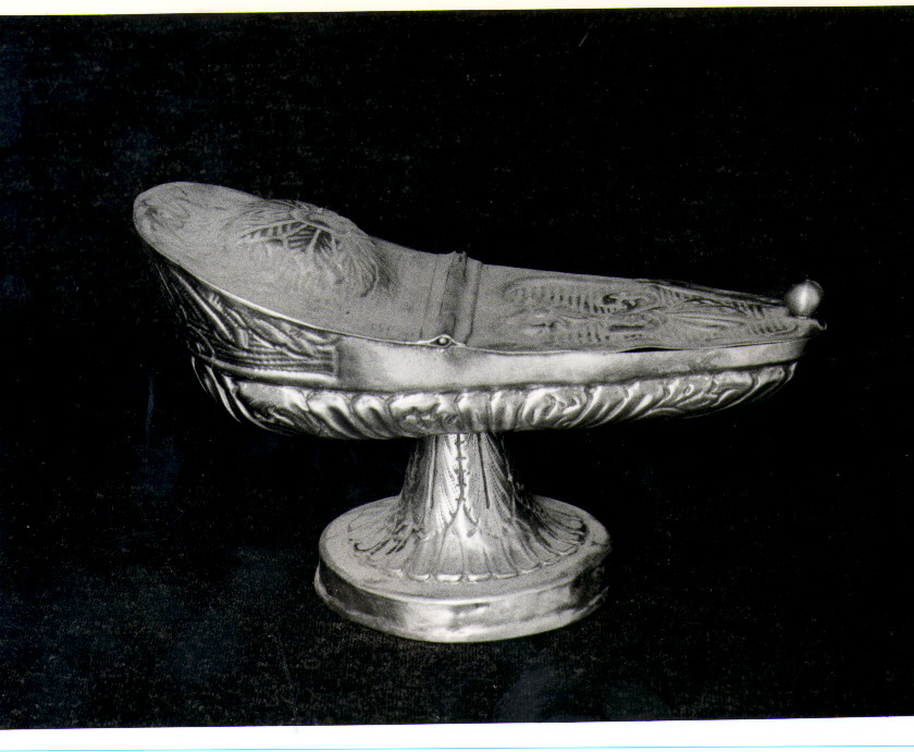 navicella portaincenso - bottega Italia meridionale (seconda metà sec. XIX)