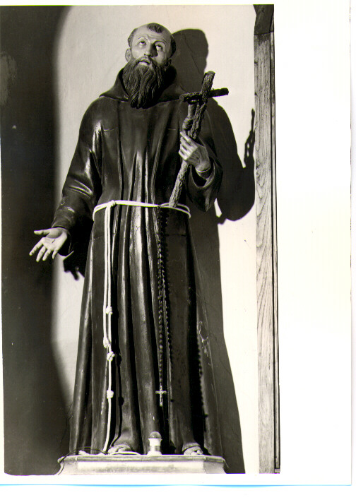 San Francesco d'Assisi (statua) - bottega Italia meridionale (seconda metà sec. XVII)