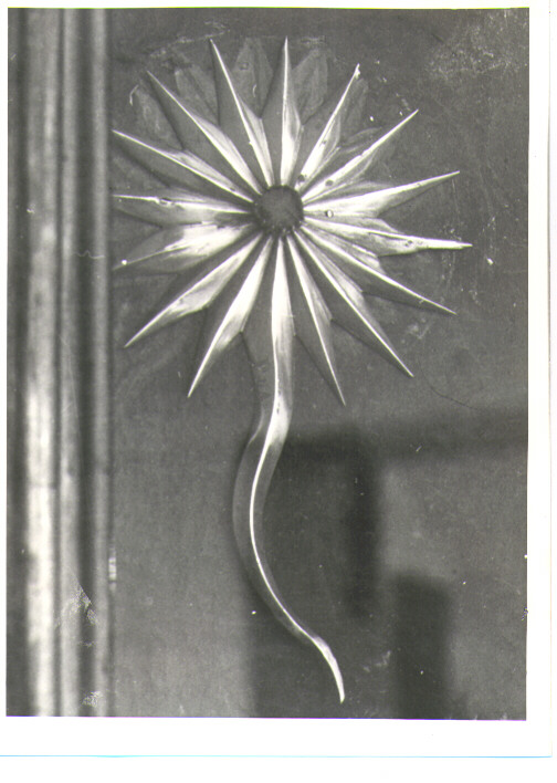 attributo iconografico di immagine sacra - manifattura napoletana (sec. XIX)