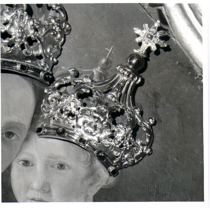 corona da dipinto - bottega napoletana (sec. XIX)