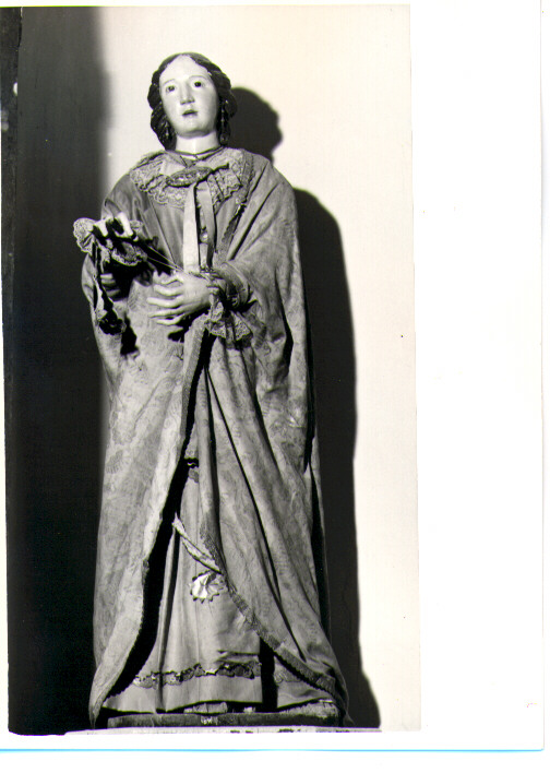 Santa Lucia (statua) - bottega Italia meridionale (prima metà sec. XIX)