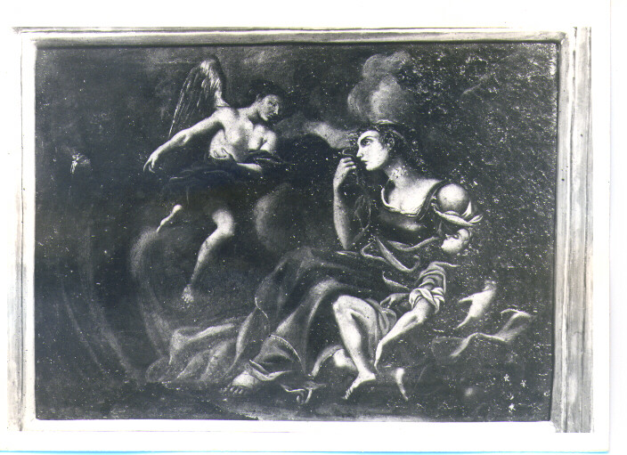 Agar nel deserto (dipinto) - ambito lucano (sec. XVIII)