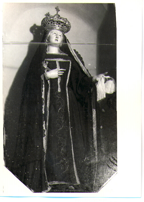 Madonna Addolorata (statua) - bottega Italia meridionale (sec. XIX)