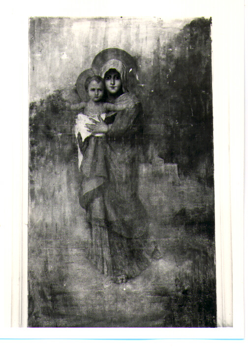 Madonna con Bambino (dipinto) - ambito Italia meridionale (primo quarto sec. XX)