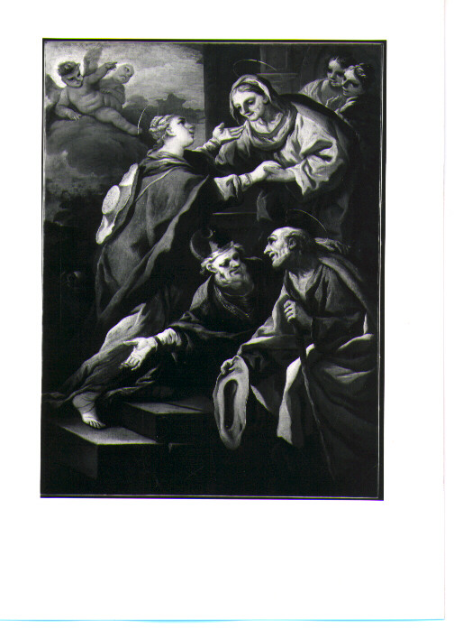 visitazione (dipinto) di Miglionico Antonio (fine/inizio secc. XVII/ XVIII)
