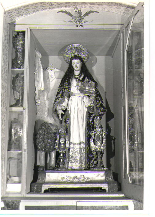 Sant'Eufemia di Calcedonia, Santa (statua) - bottega Italia meridionale (sec. XIX)