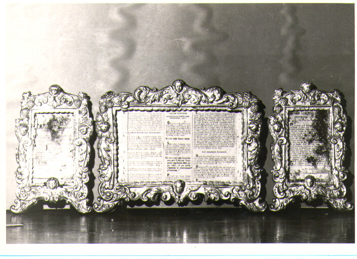 cartagloria, serie - bottega napoletana (seconda metà sec. XVIII)