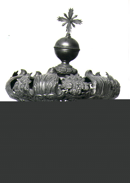 corona da statua - bottega Italia meridionale (sec. XVIII)