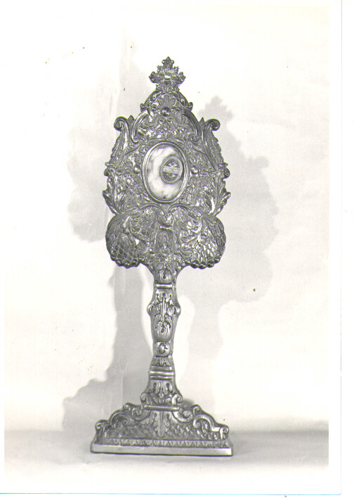 reliquiario - a ostensorio - bottega napoletana (sec. XIX)