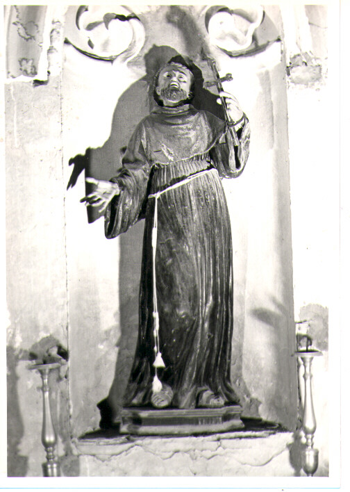 San Francesco d'Assisi (statua) - bottega lucana (sec. XIX)