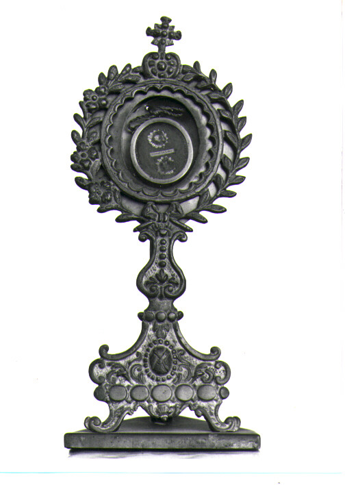 reliquiario - bottega Italia meridionale (fine/inizio secc. XIX/ XX)