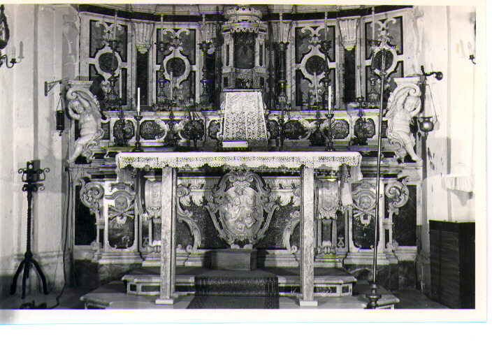 altare maggiore - bottega Italia meridionale (sec. XVIII)