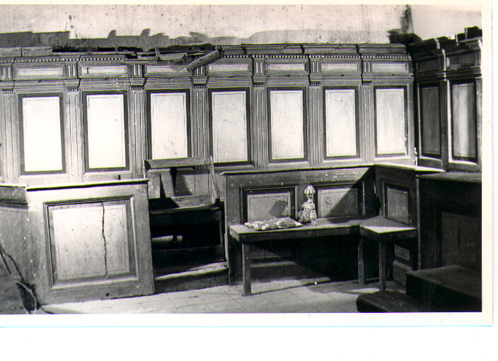 stalli del coro - bottega Italia meridionale (sec. XIX)