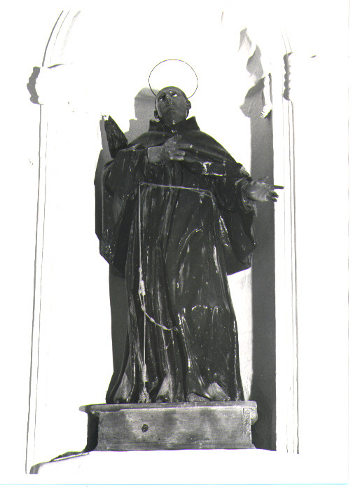 Santo francescano (statua) - bottega napoletana (fine/inizio secc. XVII/ XVIII)