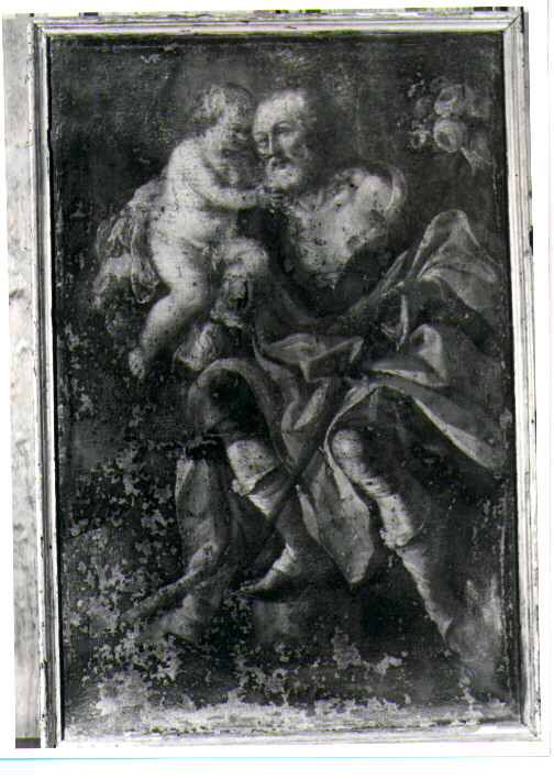 San Giuseppe e Gesù Bambino (dipinto) - ambito Italia meridionale (sec. XVIII)