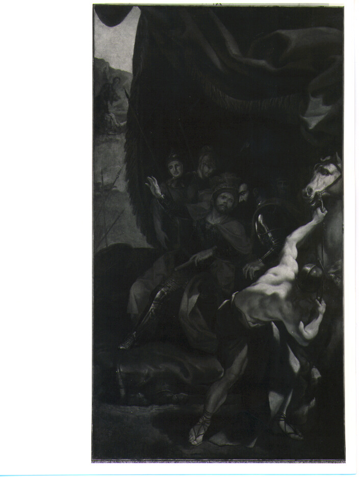 Il Carmagnola consiglia Filippo Maria Visconti (dipinto) - ambito veneziano (seconda metà sec. XVII)