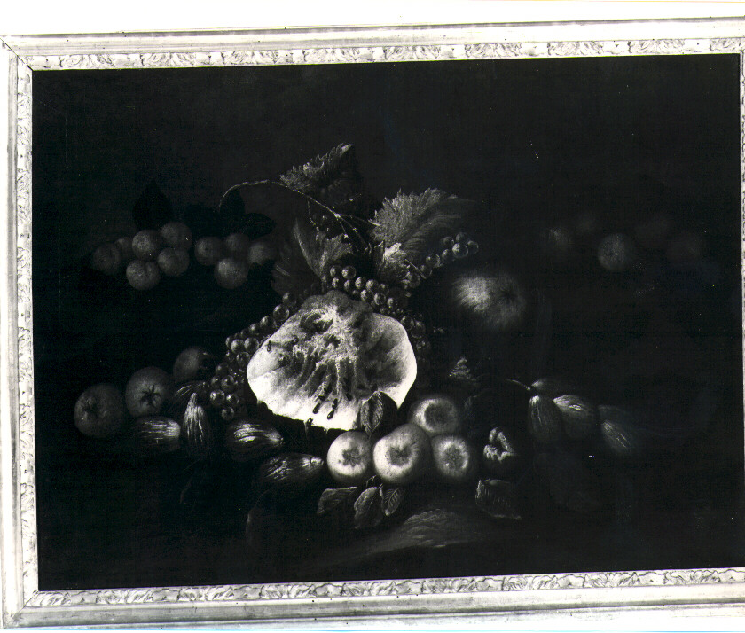 natura morta con frutta (dipinto) - ambito napoletano (sec. XVII)