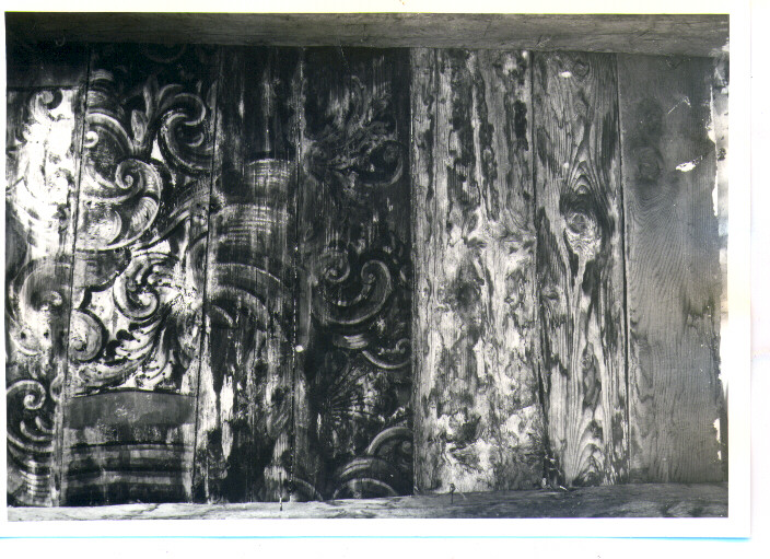 motivi decorativi floreali (dipinto) - ambito lucano (fine/inizio secc. XVIII/ XIX)