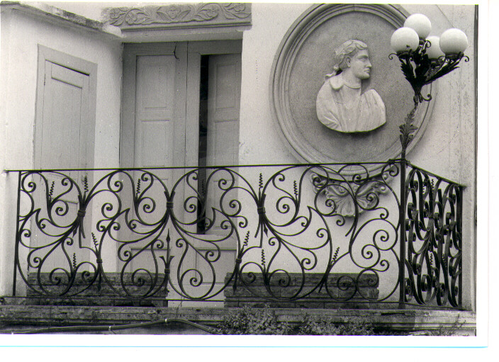 ringhiera di balcone - bottega lucana (sec. XIX)