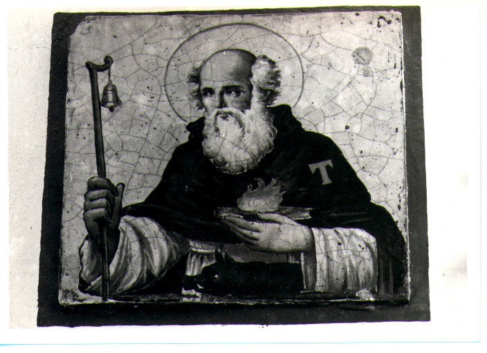 Sant'Antonio Abate (formella) - bottega napoletana (sec. XIX)