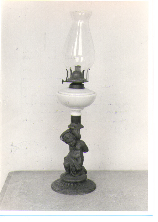 lampada - bottega Italia meridionale (fine/inizio secc. XIX/ XX)