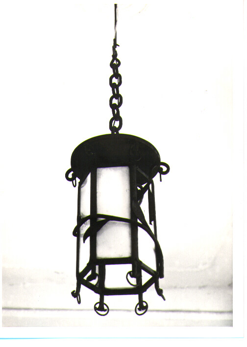 lampadario - bottega Italia meridionale (fine/inizio secc. XIX/ XX)