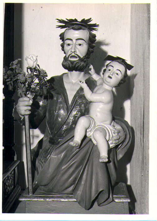San Giuseppe e Gesù Bambino (statua) - manifattura Italia meridionale (sec. XVIII)