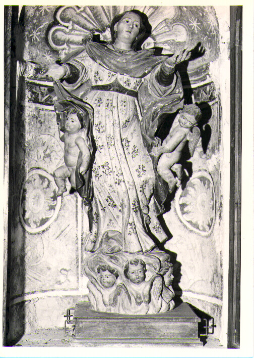 Madonna Assunta (statua) di Netri Giovan Maria (attribuito) (sec. XVIII)
